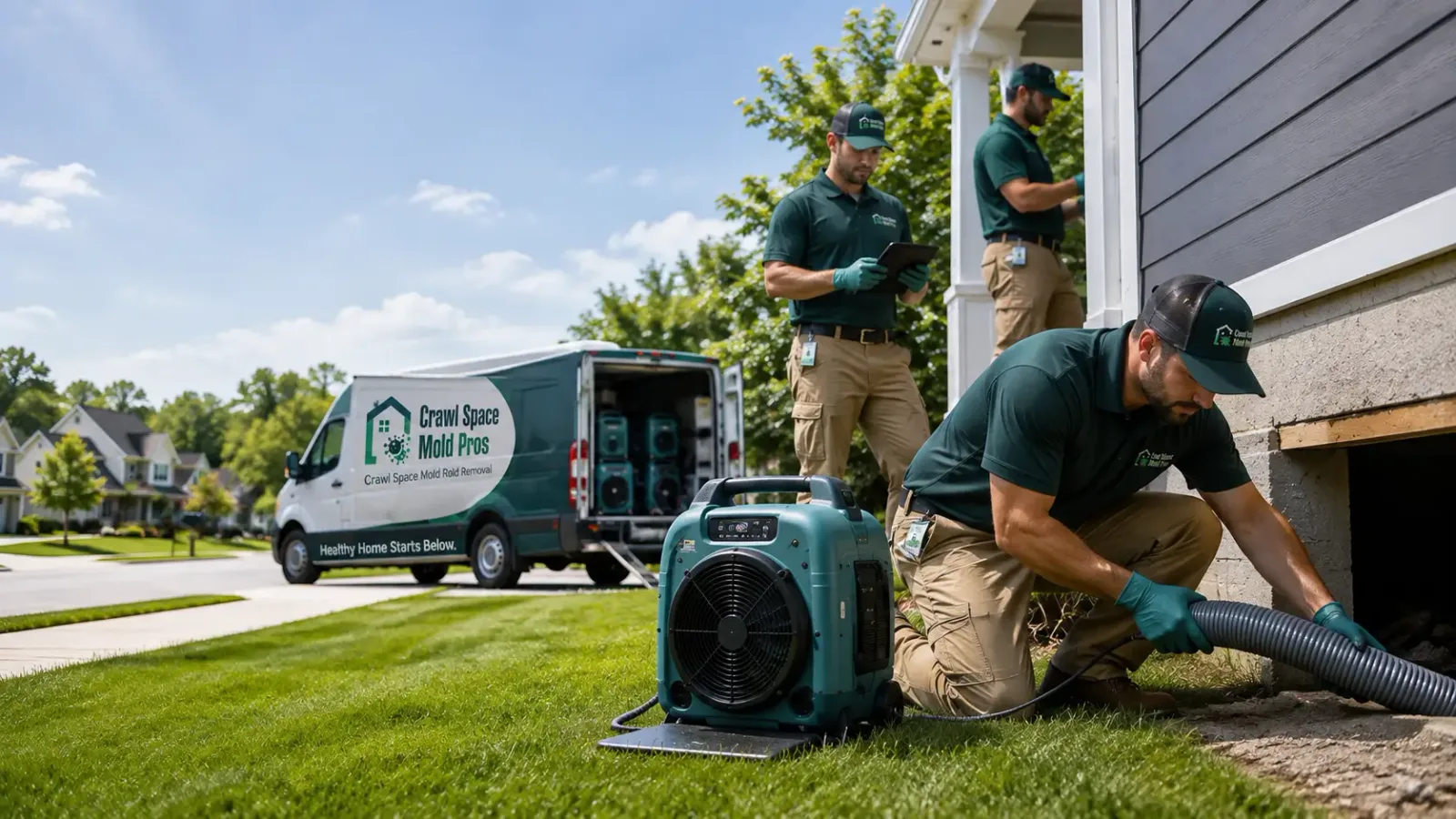 Crawl Space Mold Removal in Canton, IL